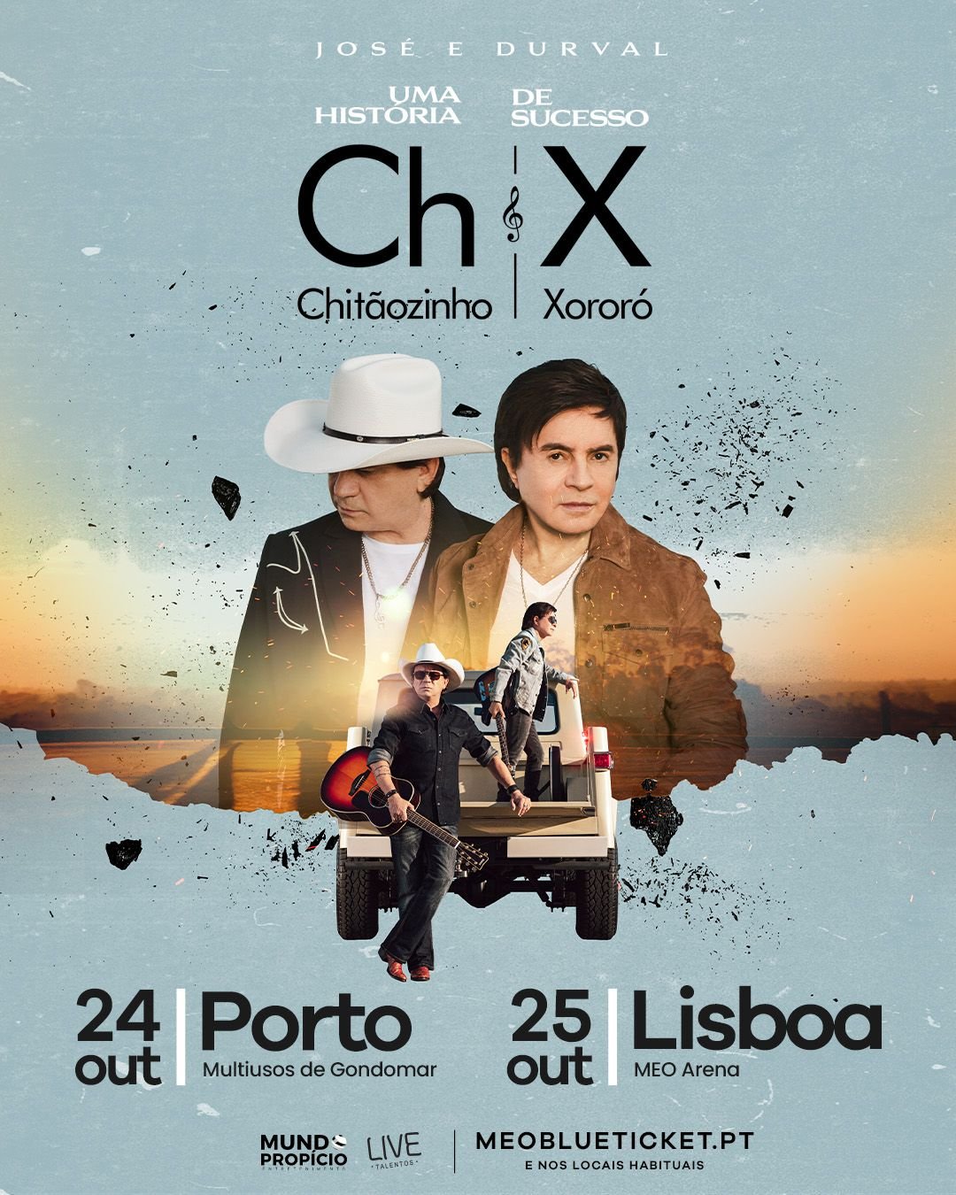 Chitãozinho & Xororó “ChX | Uma História de Sucesso” em Portugal